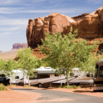 Bookable sites at an RV park