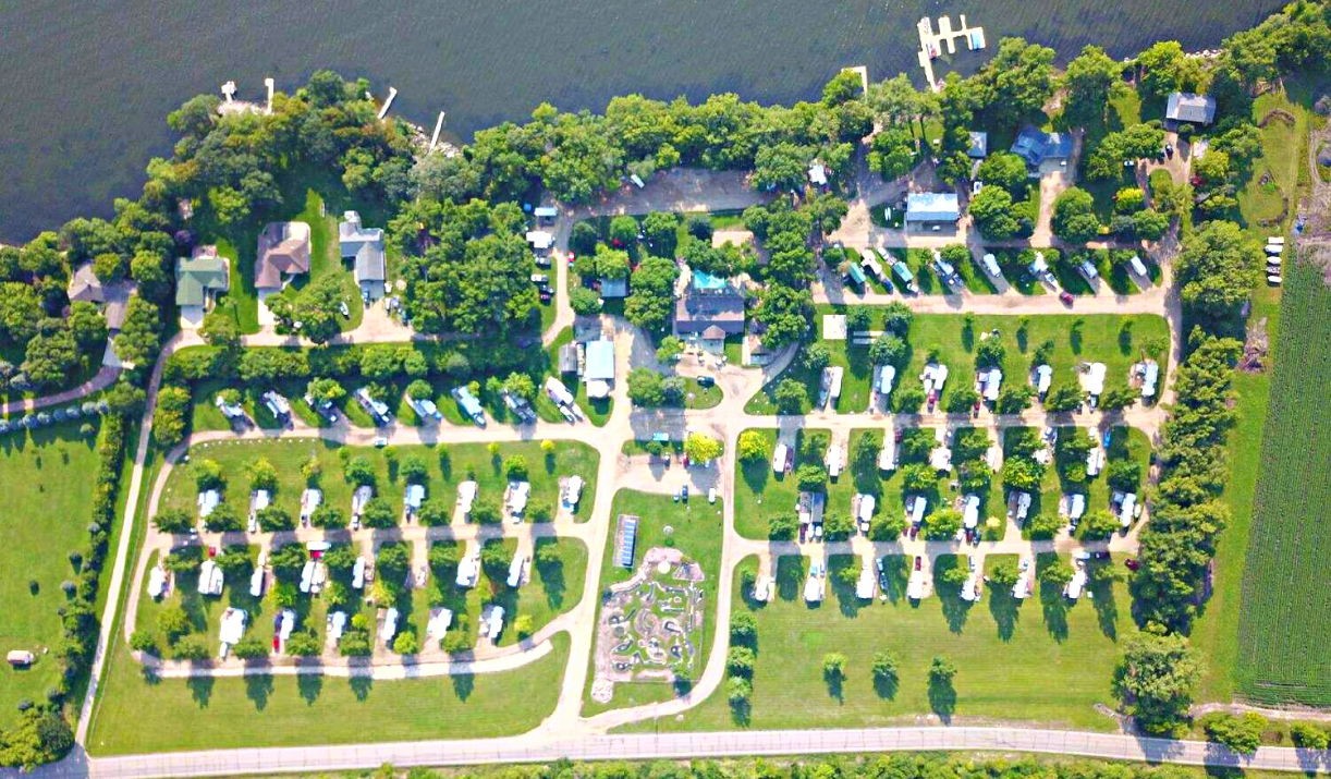 Lakeshore RV Park - Aerial View