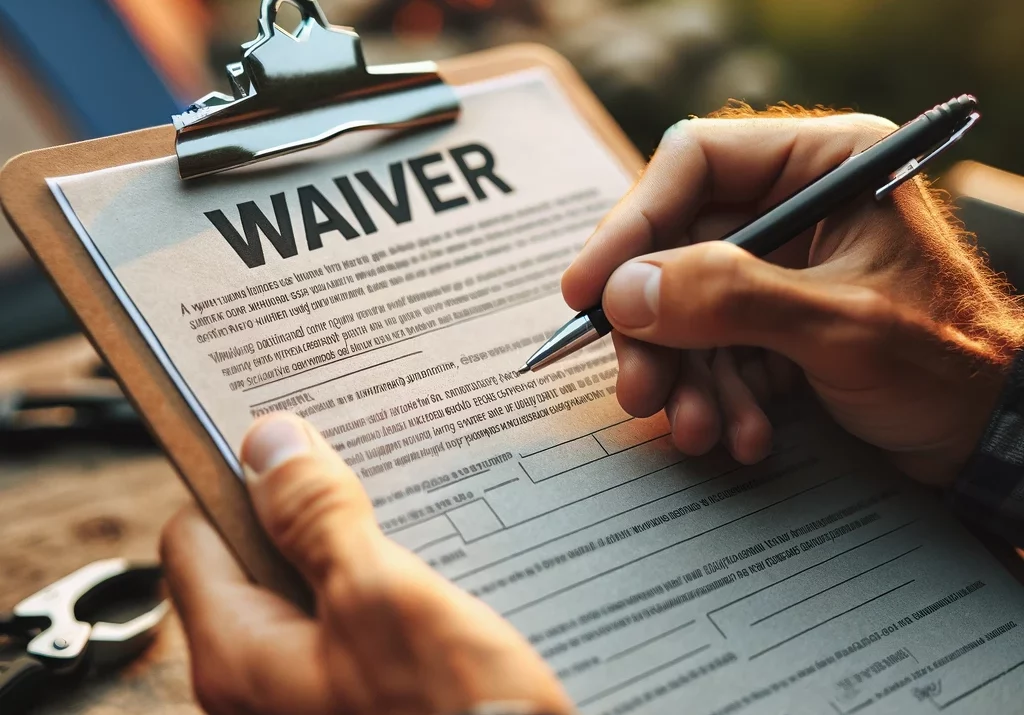 creating a waiver for a campground or Rv Park