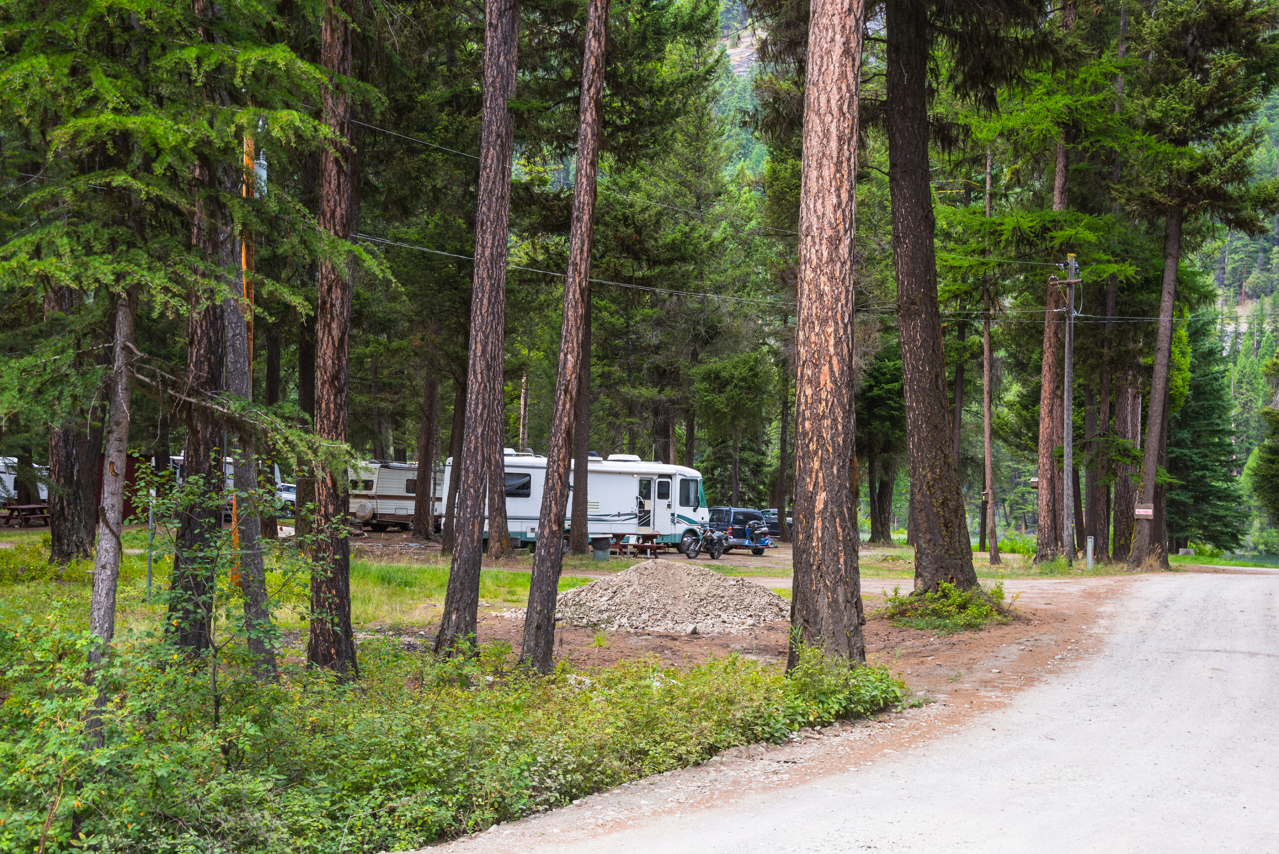 Long-term stay guests in RV