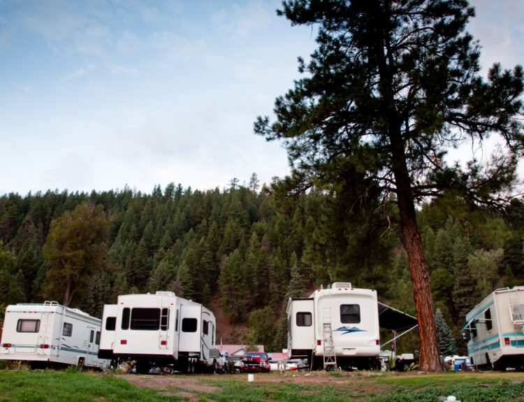 Colorado mountain campground