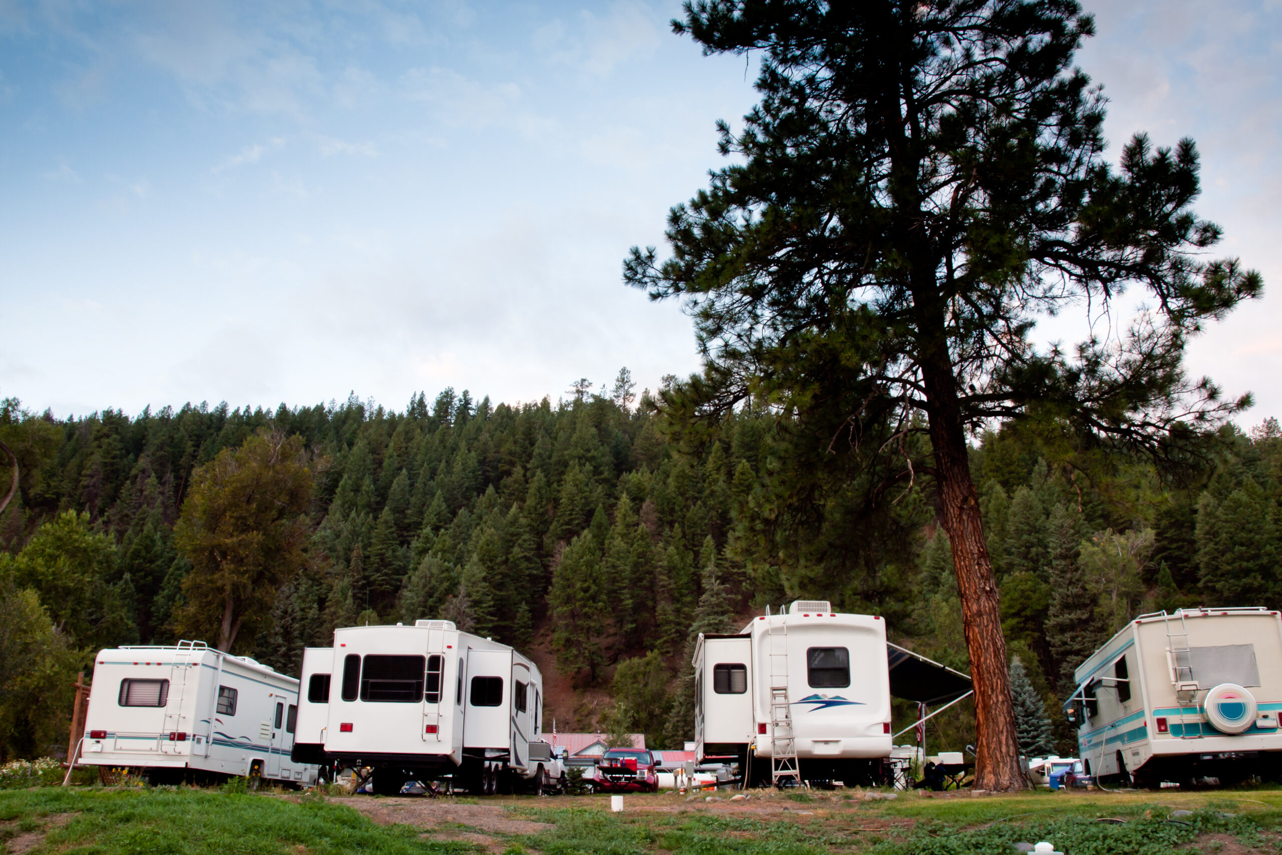 Colorado mountain campground