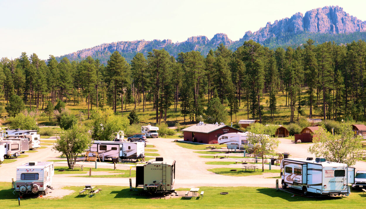 long-term guests in campground