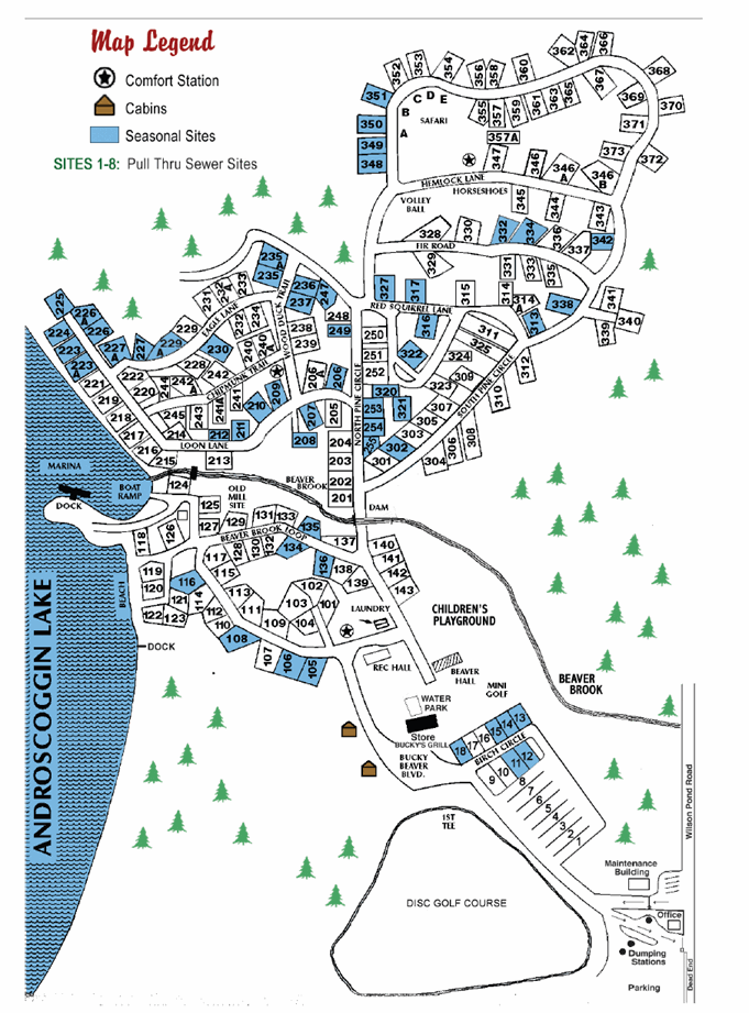 Beaver Brook Campground - 3 Photos - North Monmouth, Me - Roverpass