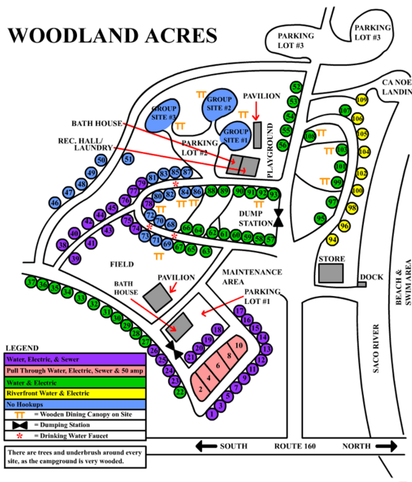 Woodland Acres Campground 2 Photos Brownfield Me Roverpass