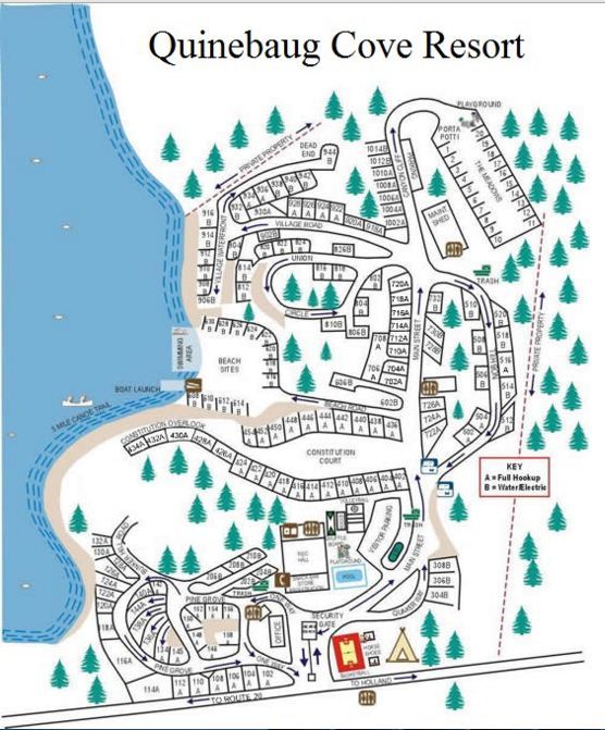 Ice House Campground Map