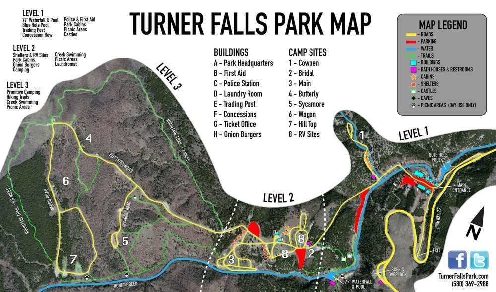 Turner Falls Park Davis Ok Map ?1487375309