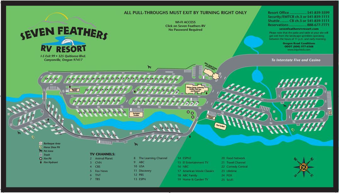 Seven Feathers Rv Park Map Seven Feathers Rv Park - 2 Photos, 1 Reviews - Canyonville, Or -