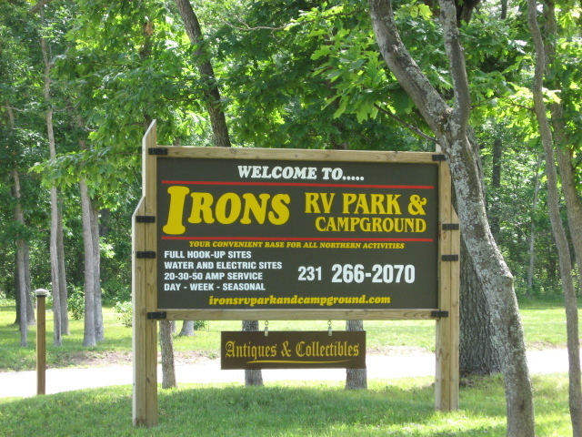 Irons Rv Park And Campground Irons Mi 1