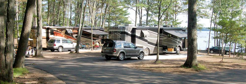 Indian Shores Camping Resort Woodruff Wi 2