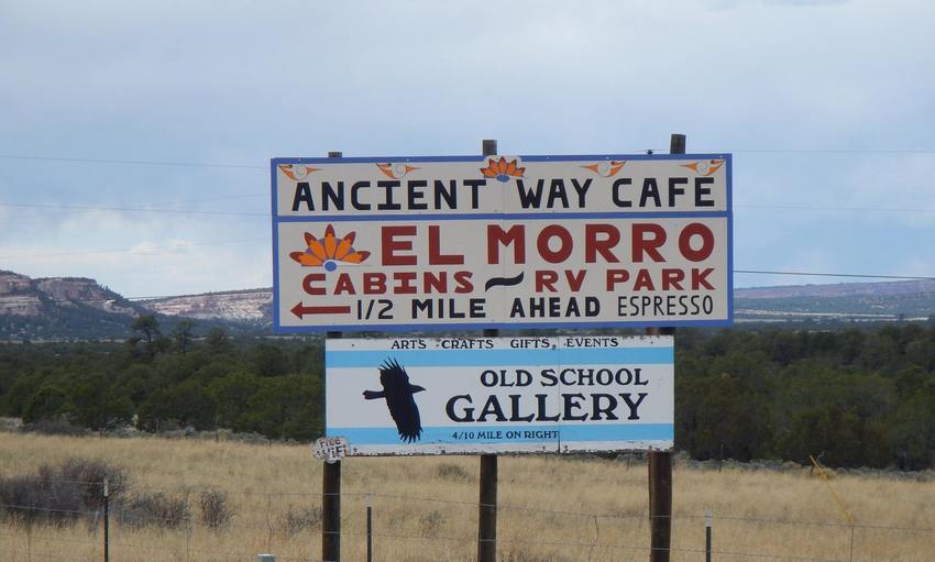 El Morro Rv Park   Ancient Way Cafe Ramah Nm 3