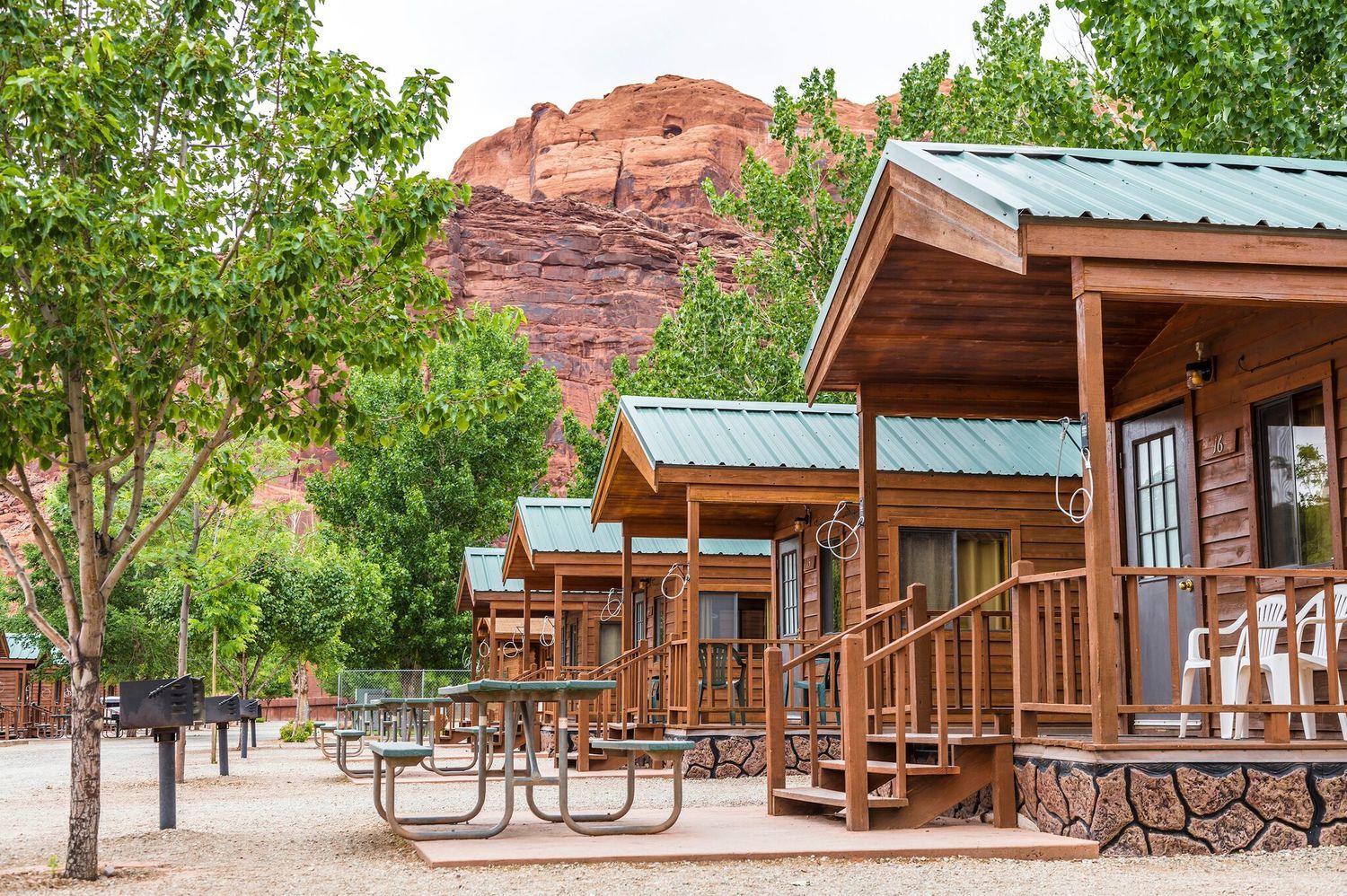 Moab camping cabins