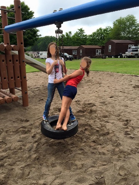 Playground Tire Swing