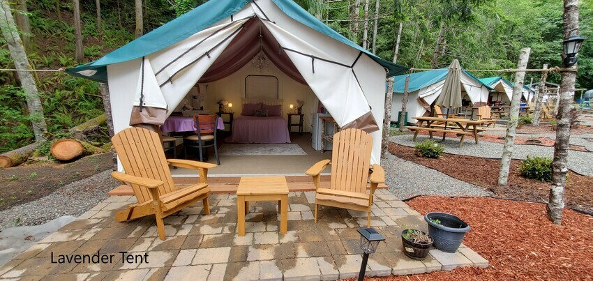 Iliana S Glamping Village At Mike S Beach Resort Lilliwaup Wa 32