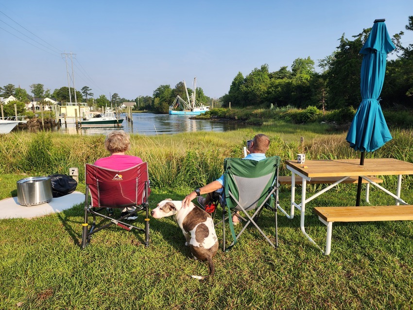 Core Creek Marina, RV Park/Lodging Marina Front Site 7 