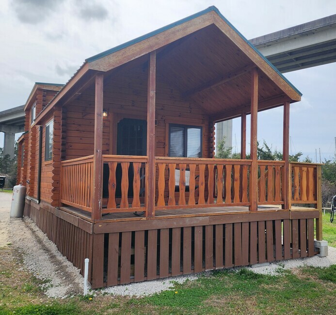 We have 3 Cabins for families to join their RVing relatives and friends. 